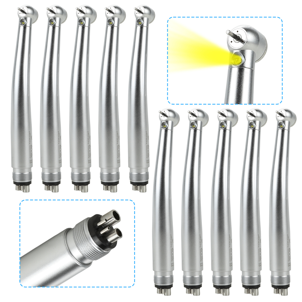 50pcs yabangbang Dental LED High Speed Handpiece E-Generator 4 hole