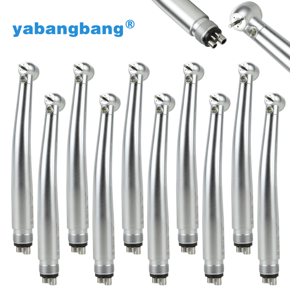 50pcs yabangbang Dental LED High Speed Handpiece E-Generator 4 hole
