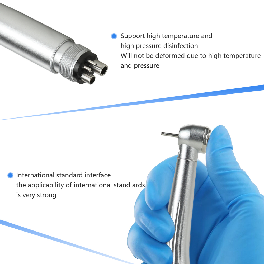 50pcs yabangbang Dental LED High Speed Handpiece E-Generator 4 hole