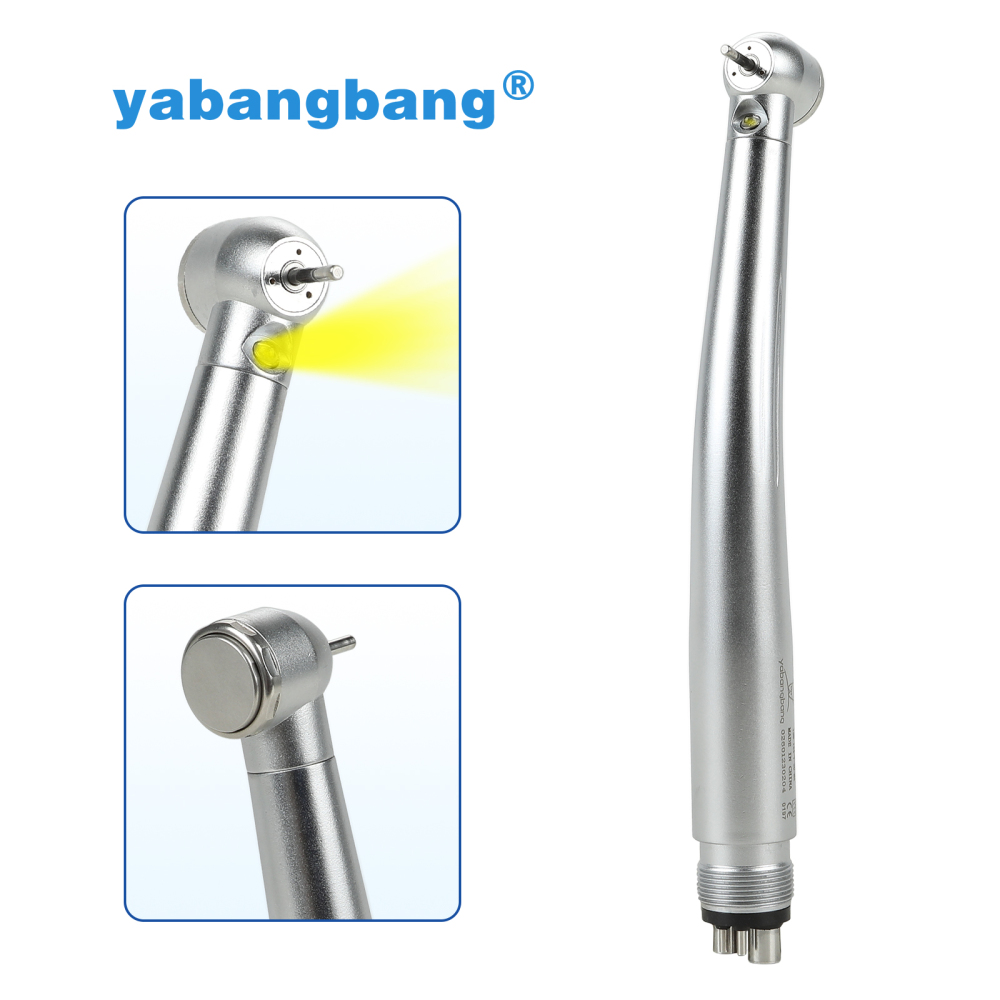 50pcs yabangbang Dental LED High Speed Handpiece E-Generator 4 hole