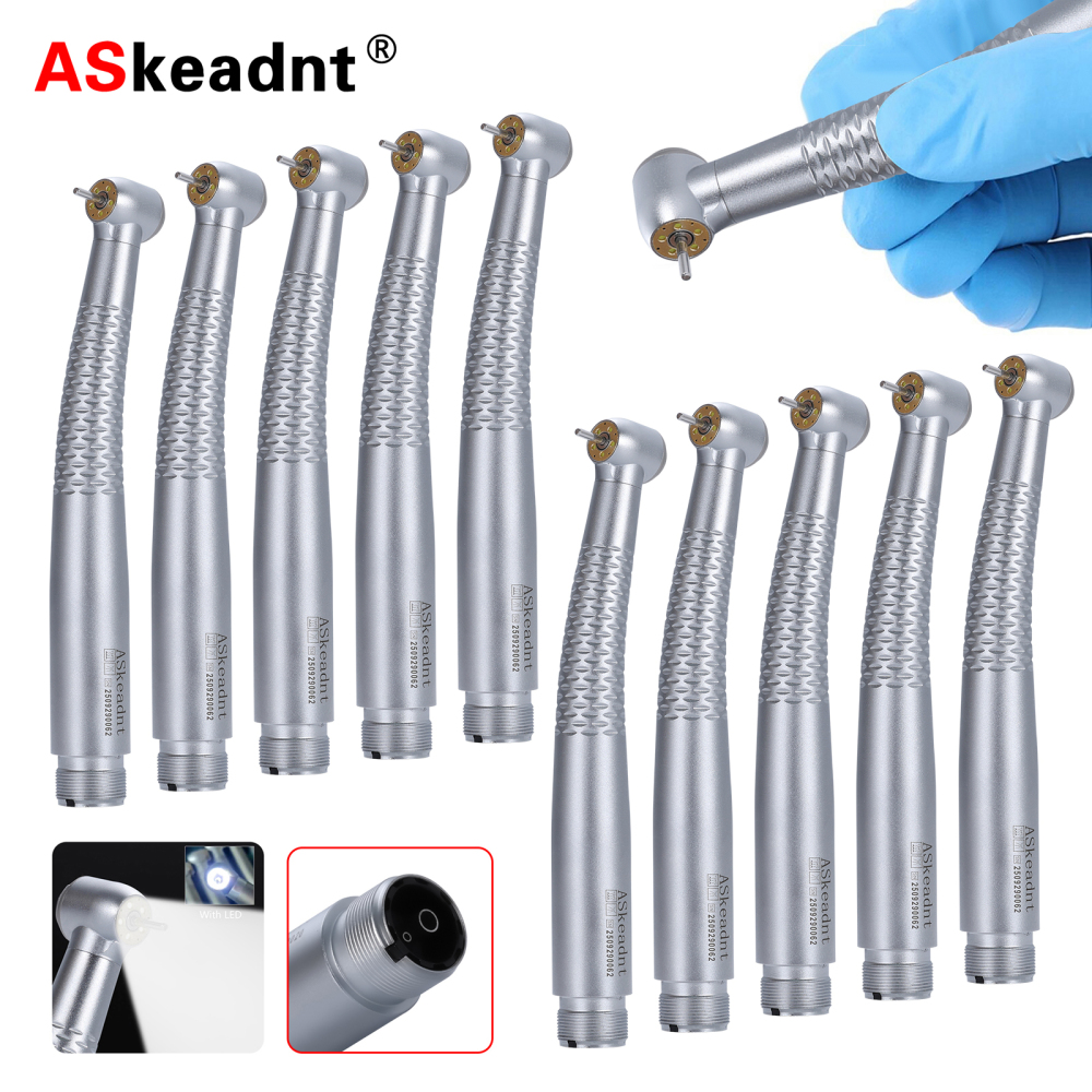 Dental Ring LED High Speed Handpiece E-Generator Shadowless 5 Spray 4 Hole/2Hole