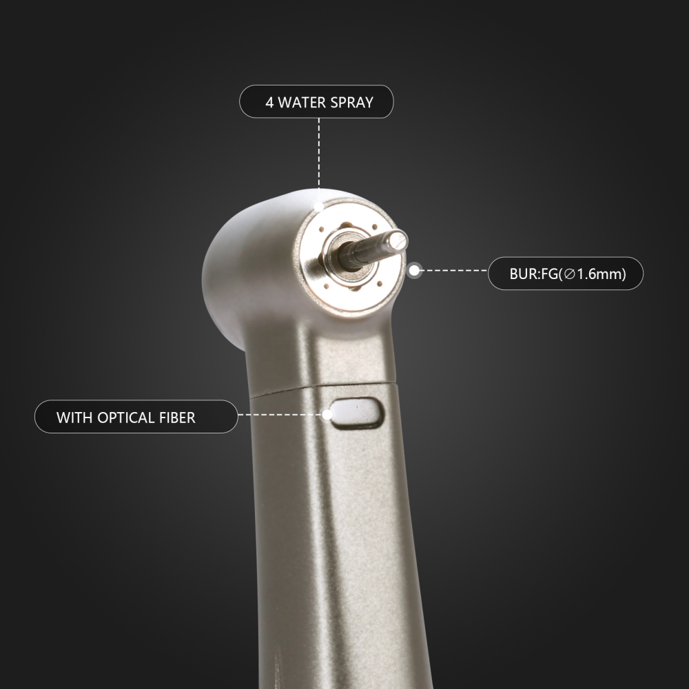SKYSEA Dental LED/Non-LED Fiber Optic Contra Angle 1:5 Electric Handpiece fit NSK STYLE Internal/external