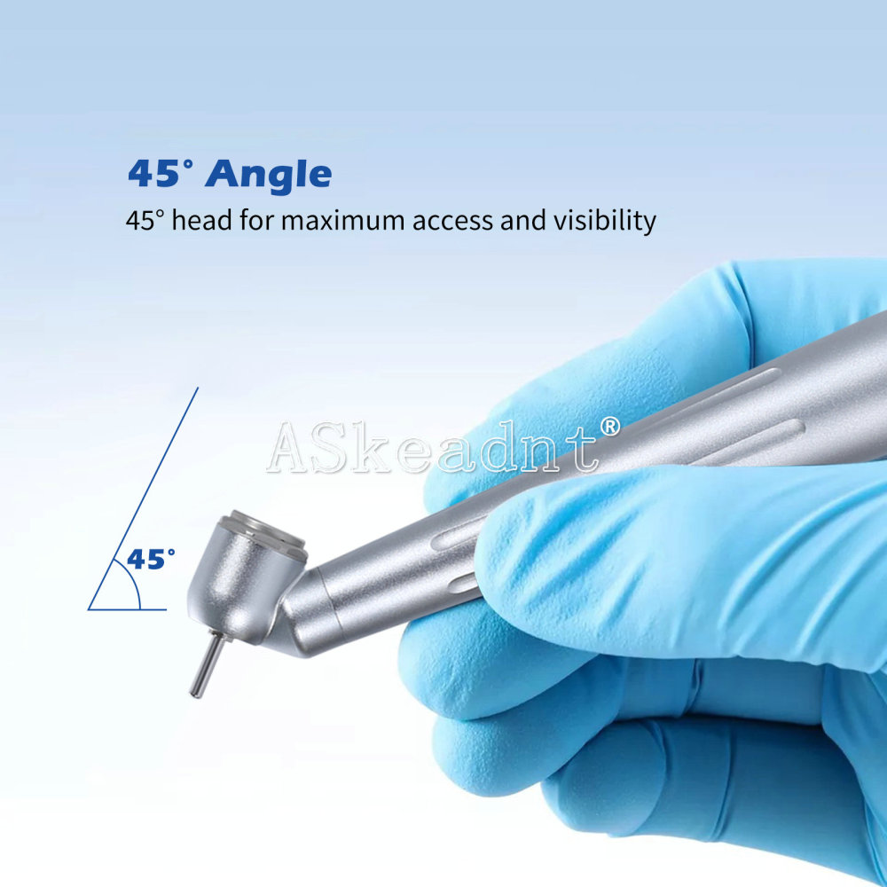 Dental 45° Surgical  High Speed Handpiece Ceramic Bearing 3 Spray 4 Hole