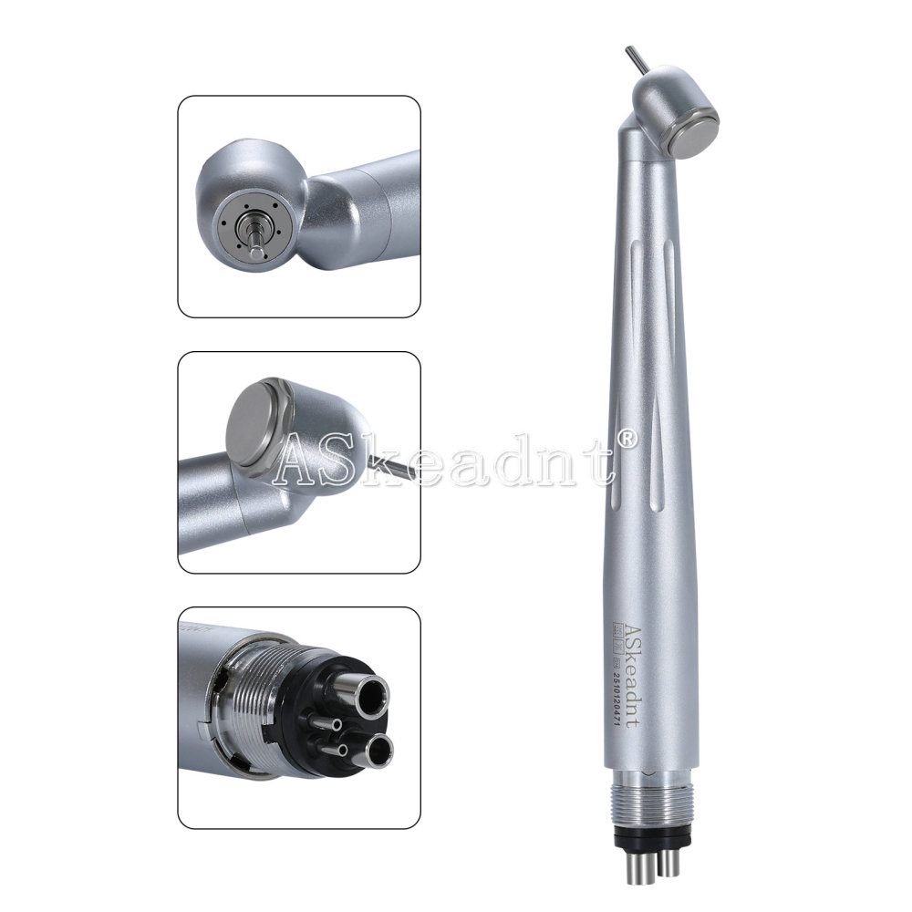 Dental 45° Surgical  High Speed Handpiece Ceramic Bearing 3 Spray 4 Hole