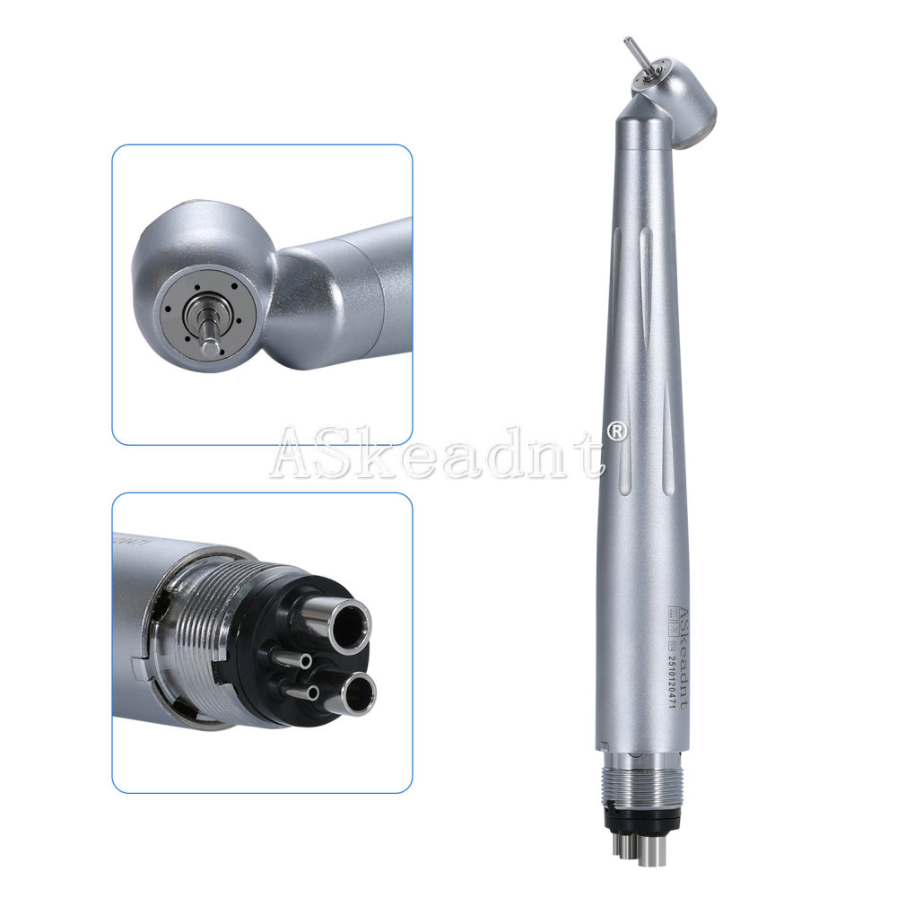 Dental 45° Surgical  High Speed Handpiece Ceramic Bearing 3 Spray 4 Hole
