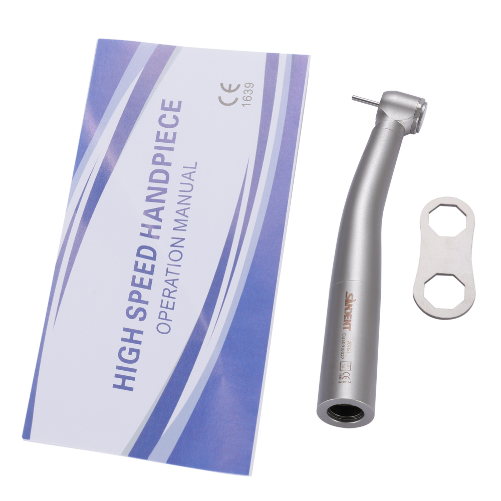 SANDENT Dental Fiber Optic High Speed Turbine Handpiece 4 spray Fit SIRONA Coupler