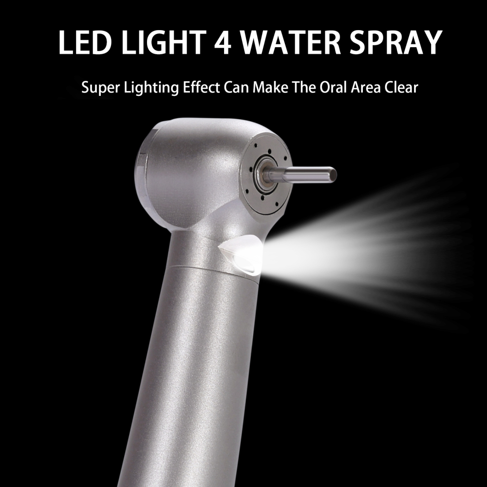 SANDENT Dental Fiber Optic High Speed Turbine Handpiece 4 spray Fit SIRONA Coupler