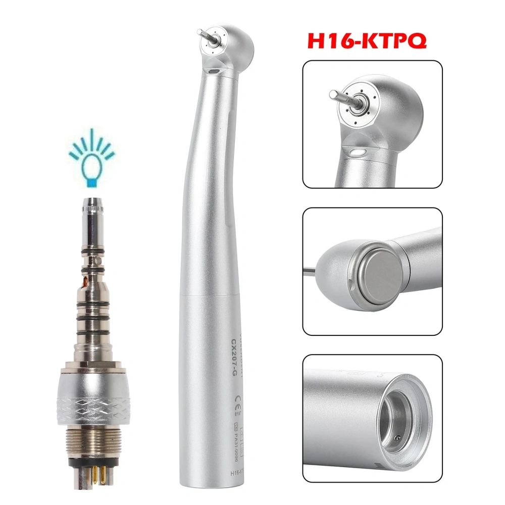 COXO Dental LED Fiber Optic High Speed Handpiece CX207-G Fit KaVo MULTIflex 6 Hole