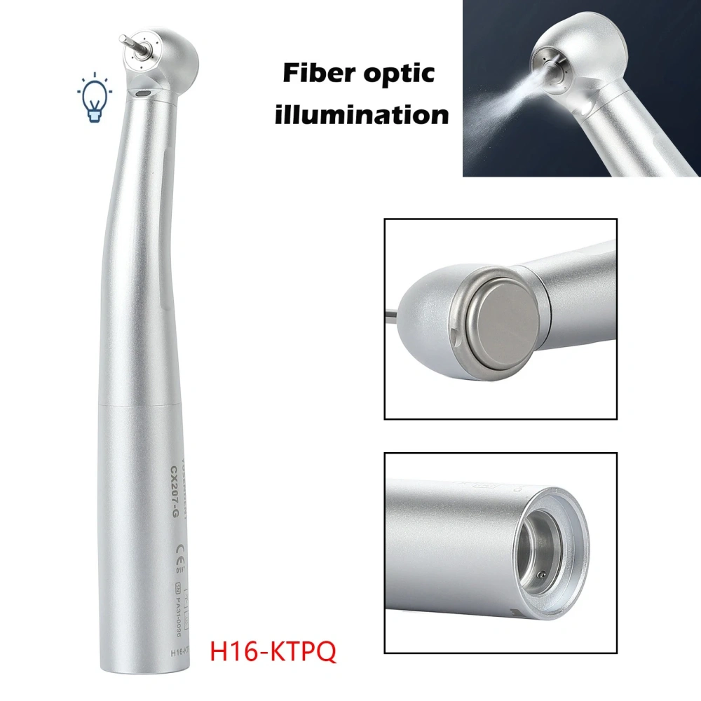 COXO Dental LED Fiber Optic High Speed Handpiece CX207-G Fit KaVo MULTIflex 6 Hole