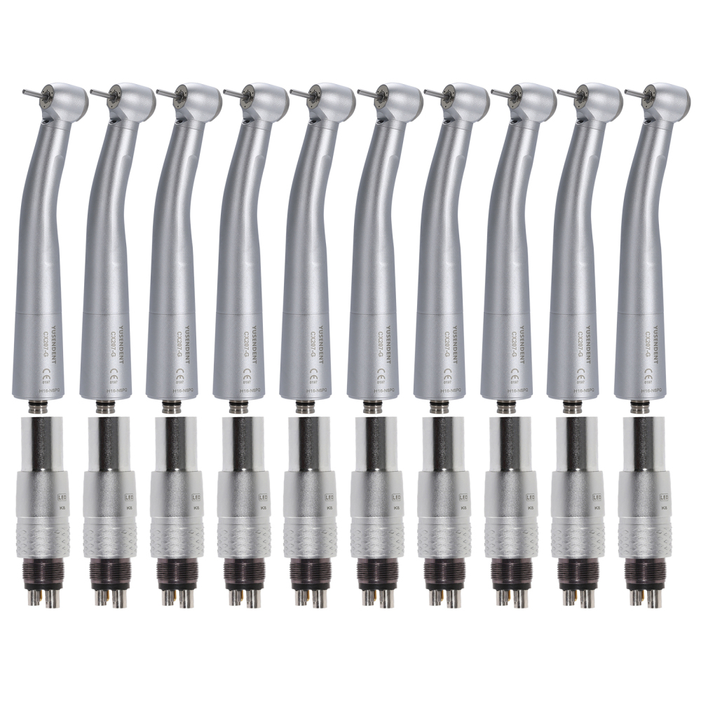 COXO Dental LED firber optic High Speed Handpiece Standard/Torque Head fit NSK Coupler