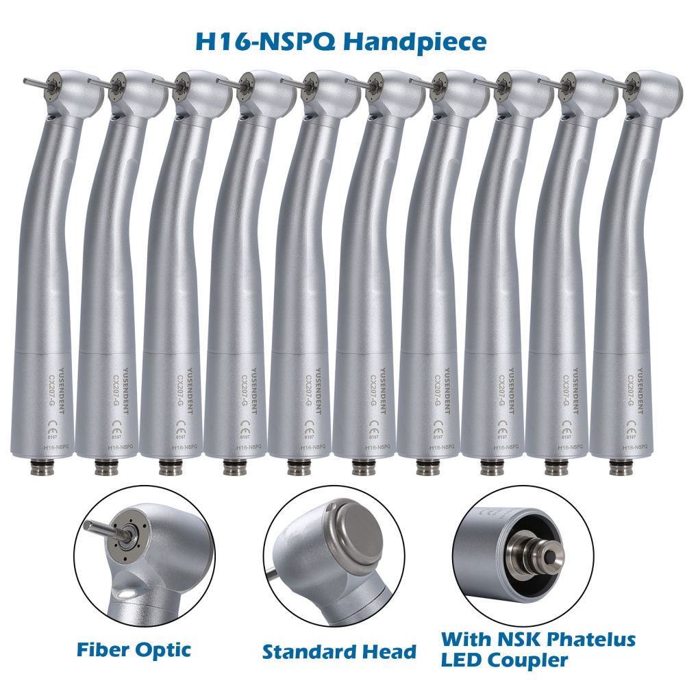 COXO Dental LED firber optic High Speed Handpiece Standard/Torque Head fit NSK Coupler