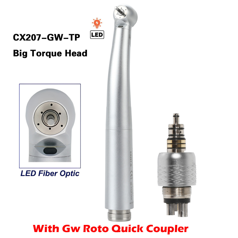 COXO Dental Fiber Optic Handpiece stadard / large head Fit For KAVO/WH/NSK/ Sirona COUPLER