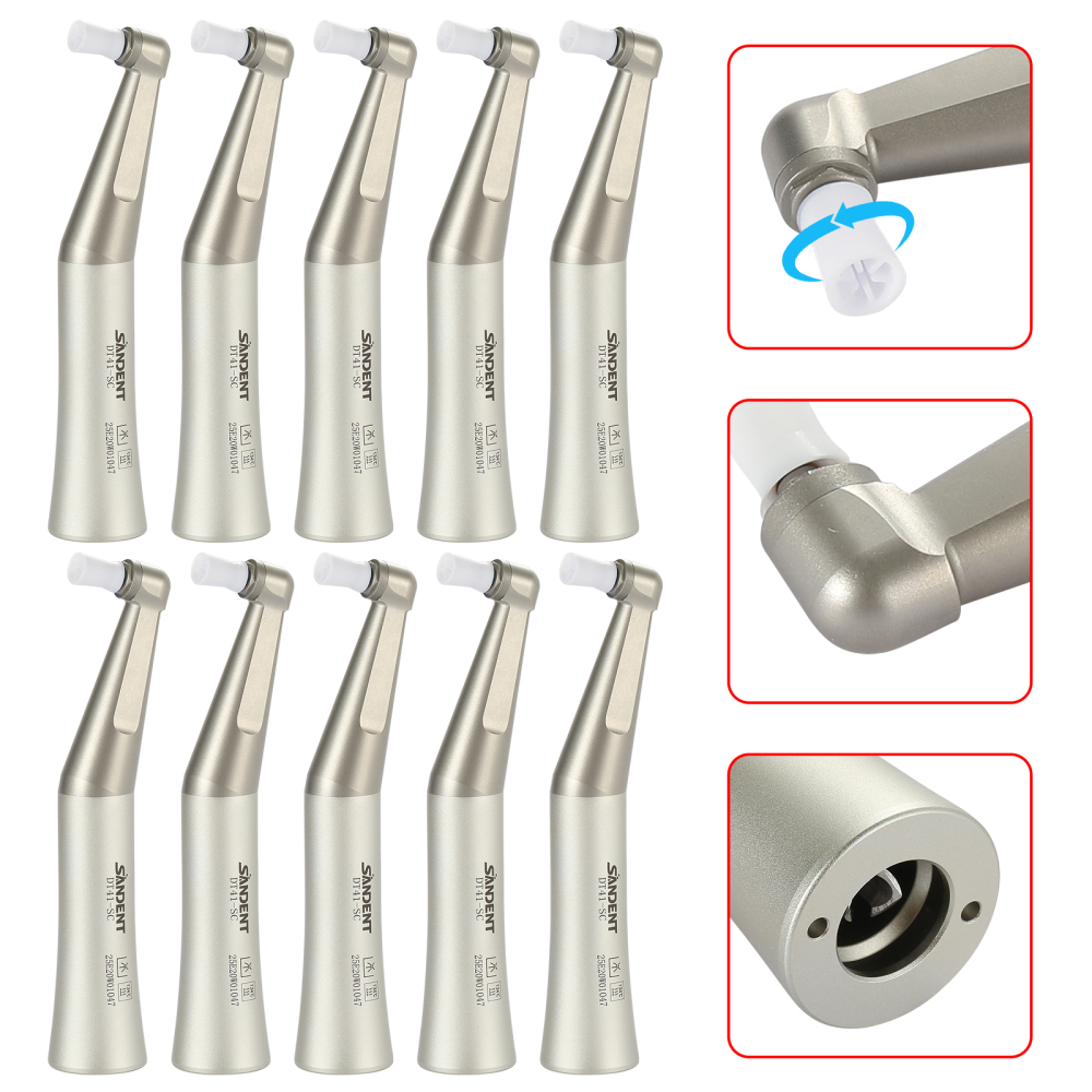 Dental 4:1 Low Speed Prophy Contra Angle Handpiece fit Screw-in & Snap-on cups