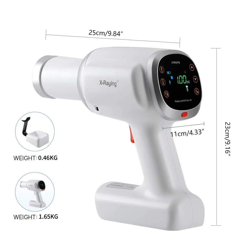 Dental X Ray Mobile Unit High Frequency Machine  / Digital Sensor Size S10 / S15 / S20