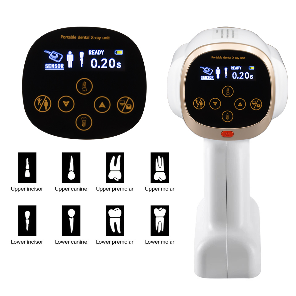 Dental X Ray Mobile Unit High Frequency Machine  / Digital Sensor Size S10 / S15 / S20