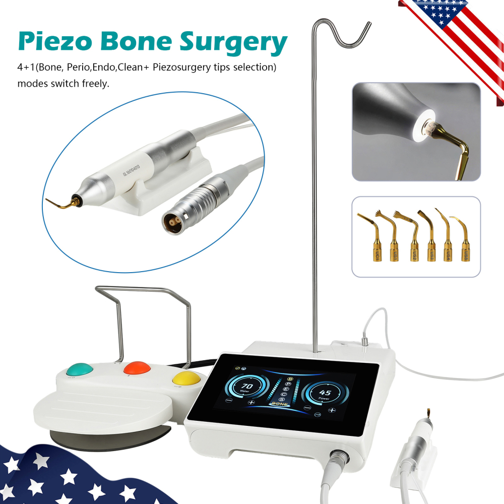 Dental Surgery Piezo Bone Surgery Ultrasonic Bone Cutter With Handpiece Tips