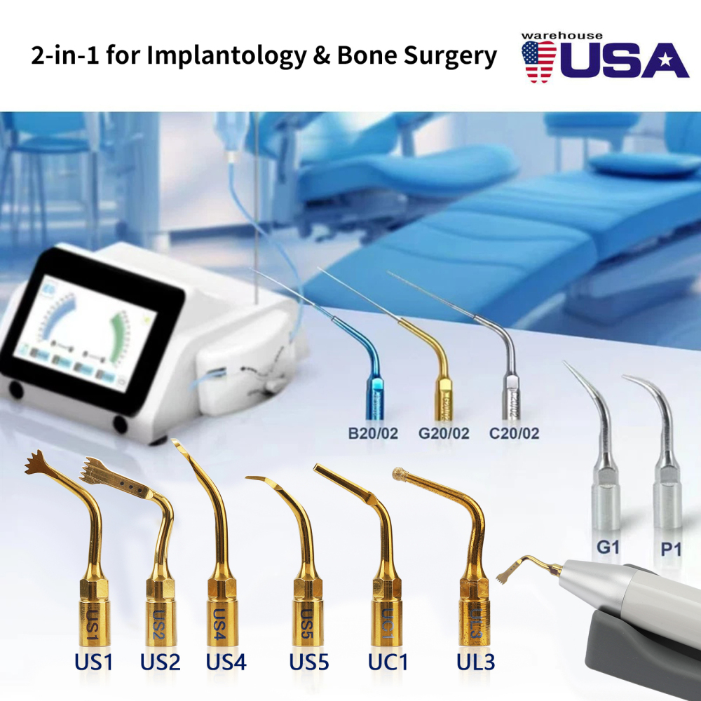 2IN1 Dental Piezo Implant Motor Device & Bone Cutter Surgery