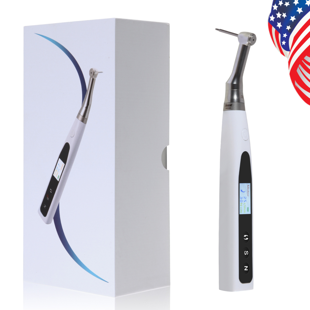 Dental 20:1 Wireless Universal Implant Torque Wrench Electric Driver Kit SANDENT Color screen
