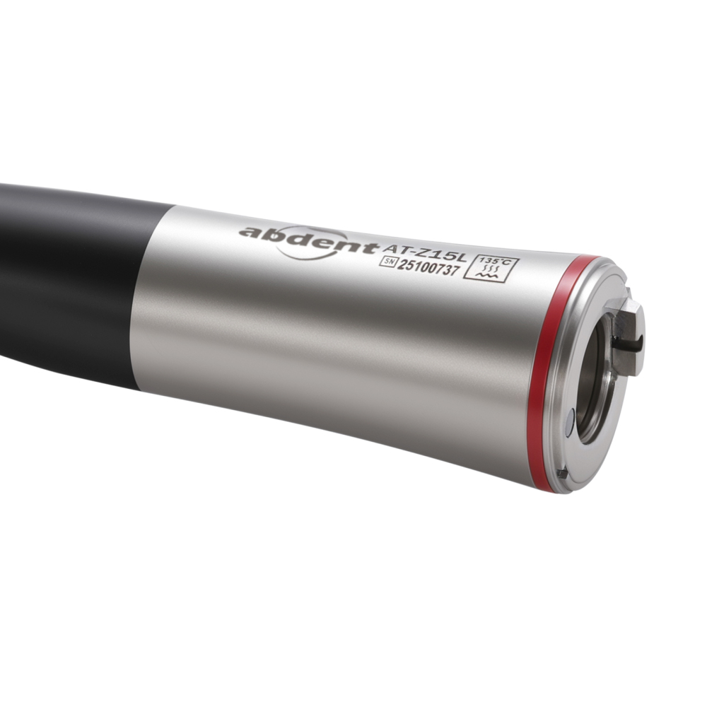 Dental 1:5 LED Fiber Optic Contra Angle Increasing Handpiece AT Fit Electric Motor