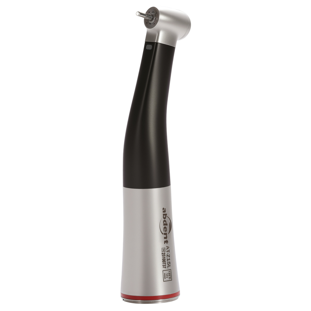 Dental 1:5 LED Fiber Optic Contra Angle Increasing Handpiece AT Fit Electric Motor