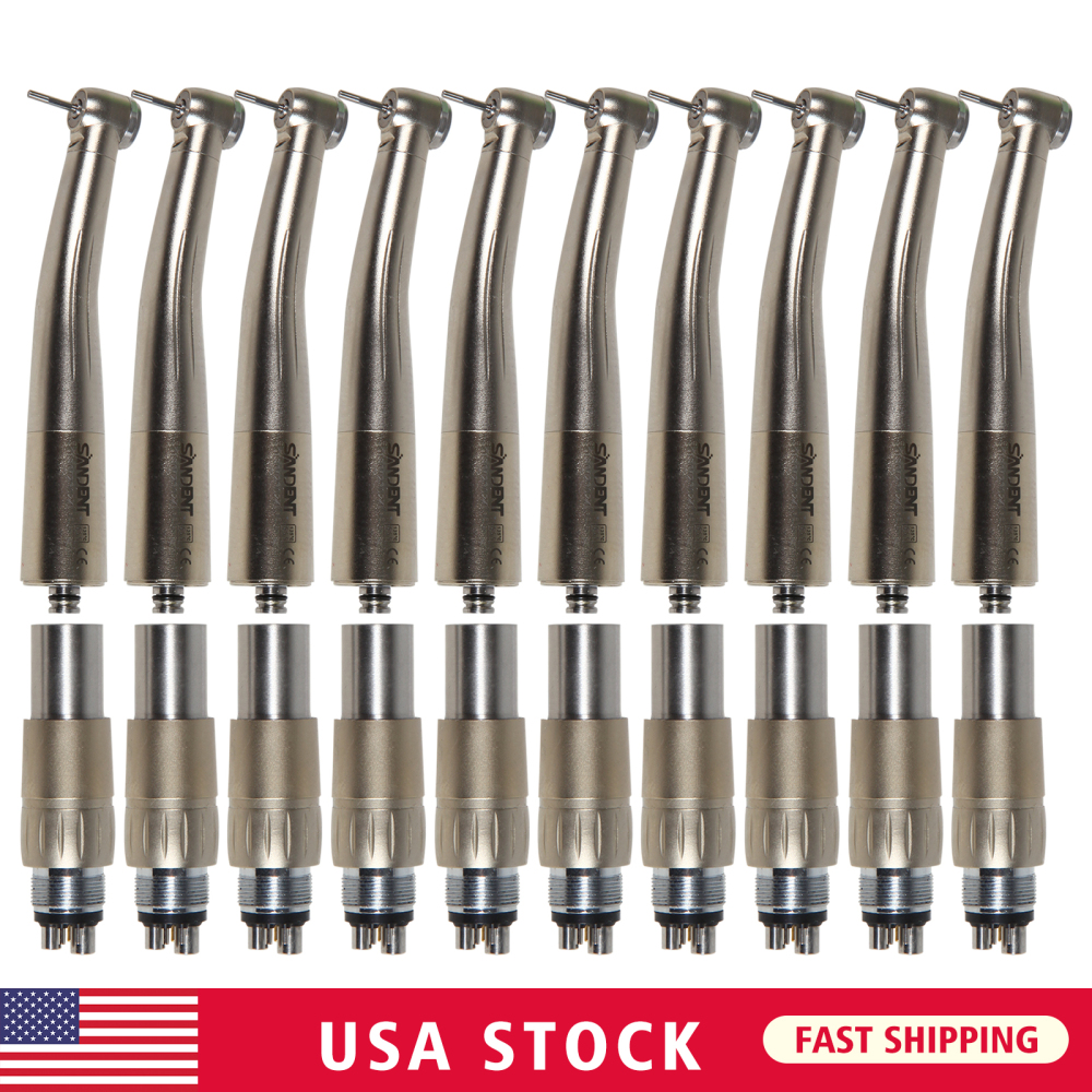 SANDENT LED Fiber Optic  High Speed Handpiece Fit NSK LED Quick Coupler