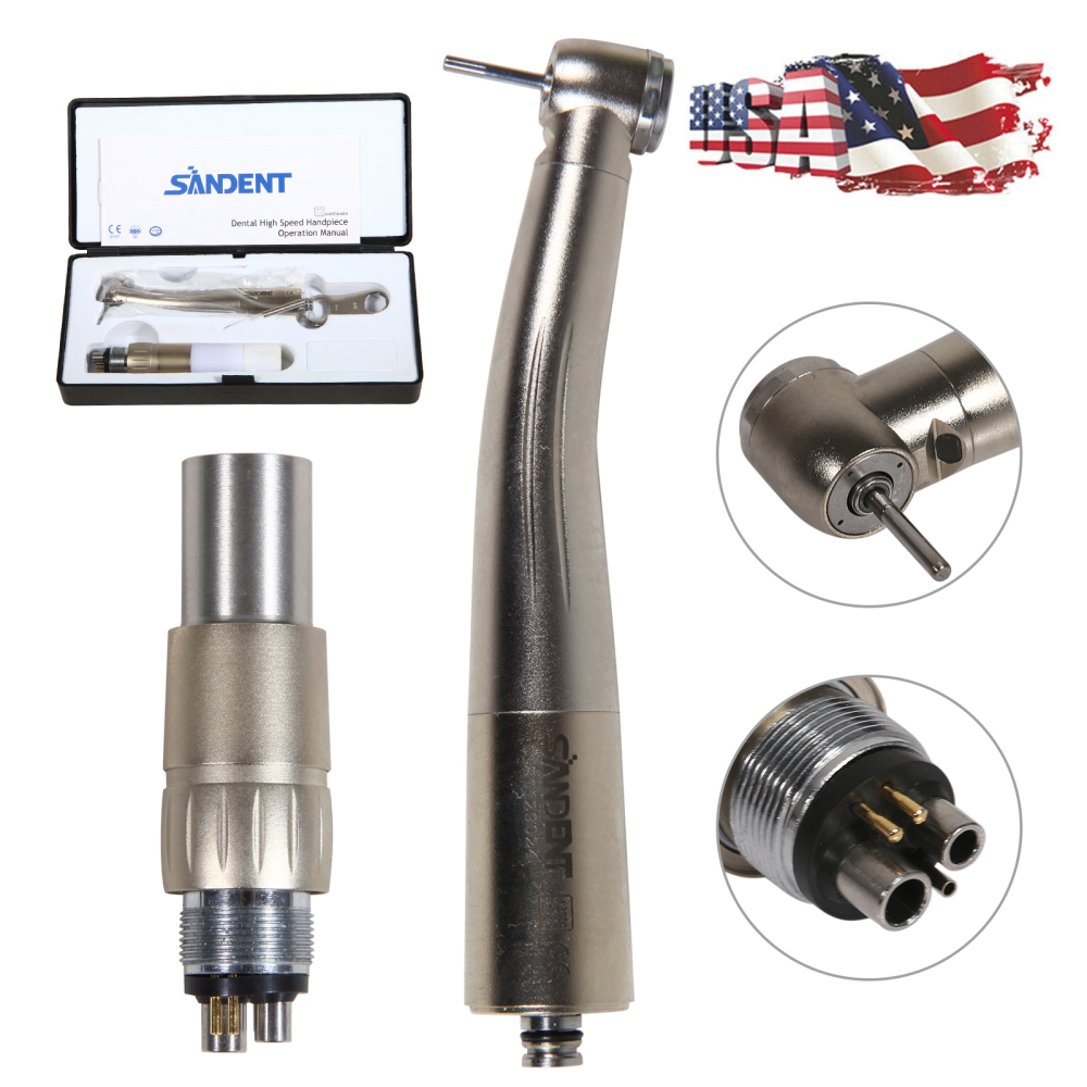 SANDENT LED Fiber Optic  High Speed Handpiece Fit NSK LED Quick Coupler