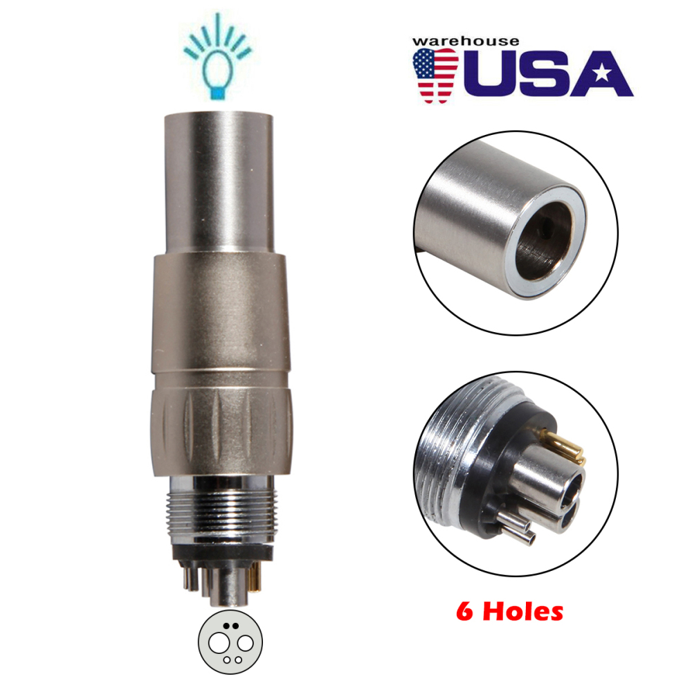 SANDENT LED Fiber Optic  High Speed Handpiece Fit NSK LED Quick Coupler