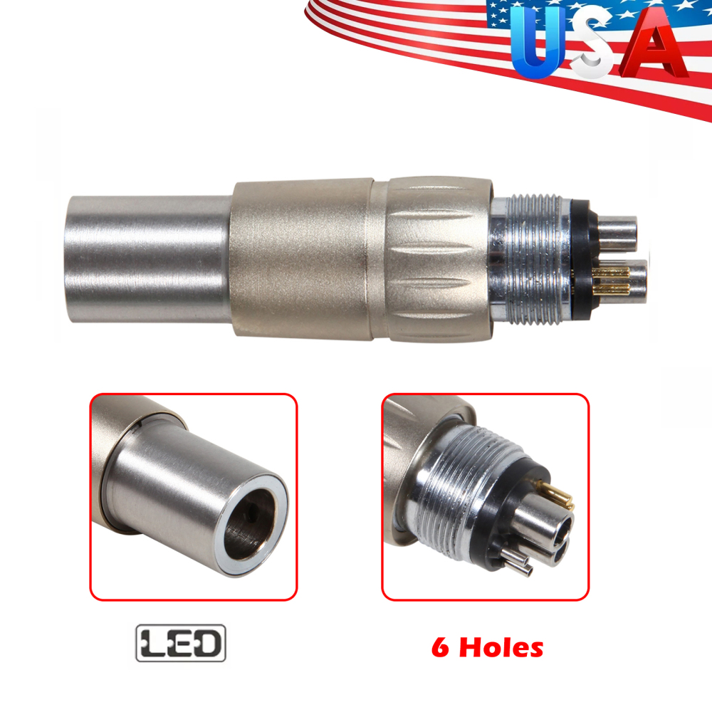 SANDENT LED Fiber Optic  High Speed Handpiece Fit NSK LED Quick Coupler