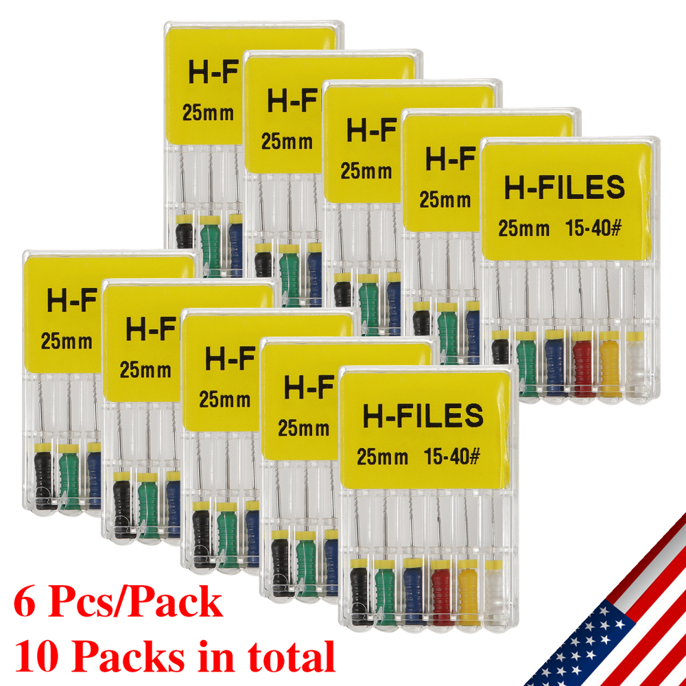Dental Endo Root Canal Stainless Steel H/K-Files /Reamers 25mm Hand Use