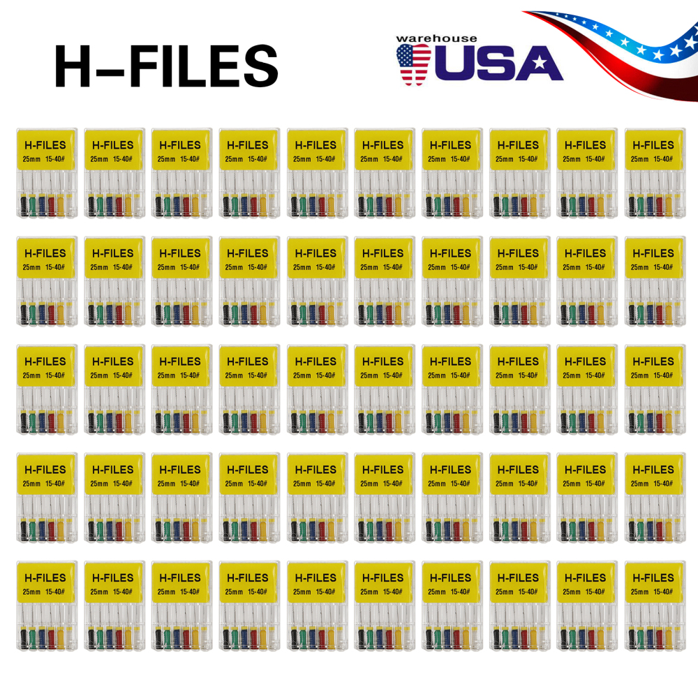 Dental Endo Root Canal Stainless Steel H/K-Files /Reamers 25mm Hand Use