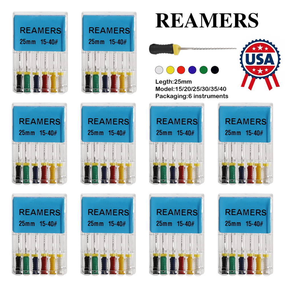 Dental Endo Root Canal Stainless Steel H/K-Files /Reamers 25mm Hand Use