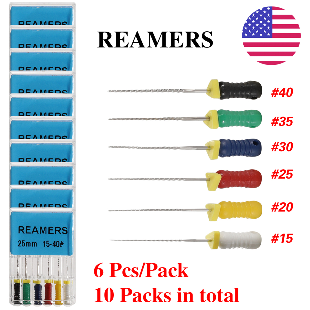 Dental Endo Root Canal Stainless Steel H/K-Files /Reamers 25mm Hand Use