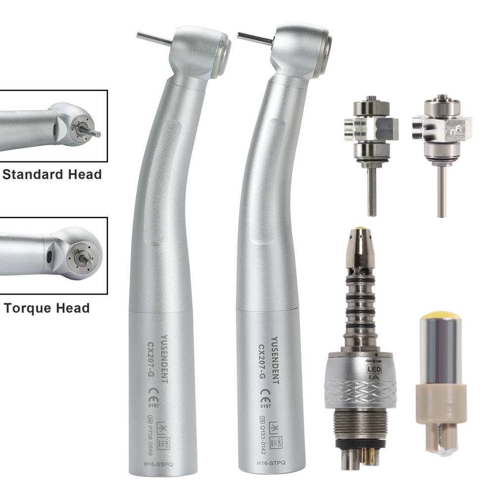 COXO Dental LED firber optic High Speed Handpiece Standard/Large Head fit SIRONA Coupler