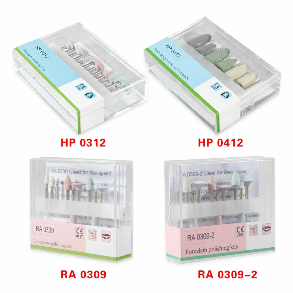 Dental Composite Polishing Burs kit fit contra angle RA 2.35mm/straight handpiece HP 2.35mm