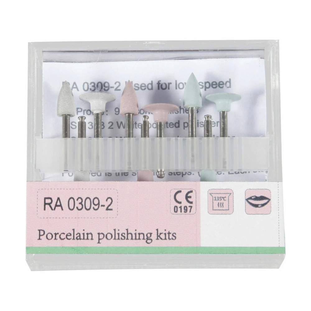 Dental Composite Polishing Burs kit fit contra angle RA 2.35mm/straight handpiece HP 2.35mm