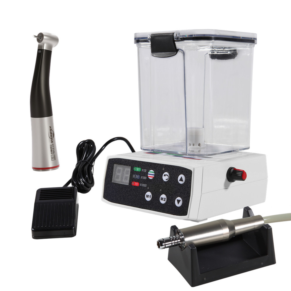 Electric Micro Motor LED Dental Brushless  & Water Tank for Lab Practice/ AT 1:5 Handpiece