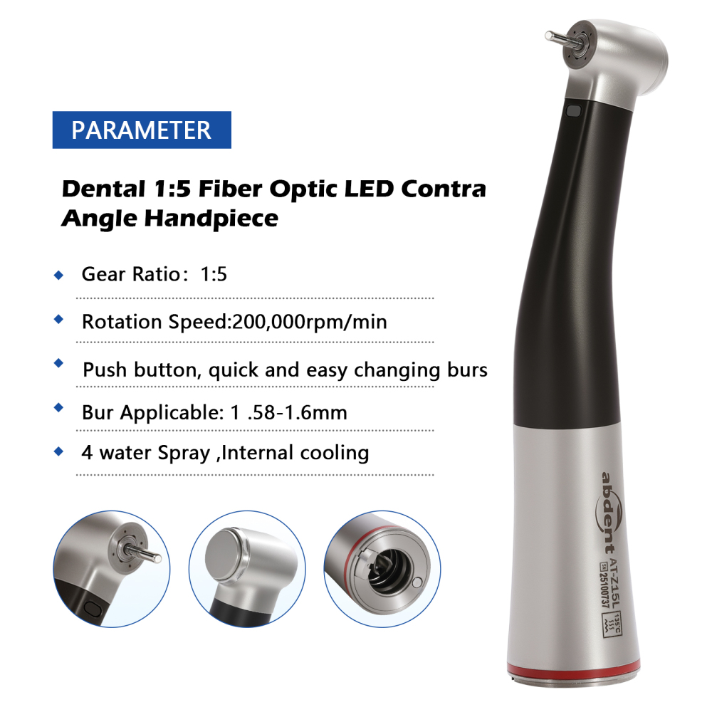 Electric Micro Motor LED Dental Brushless  & Water Tank for Lab Practice/ AT 1:5 Handpiece