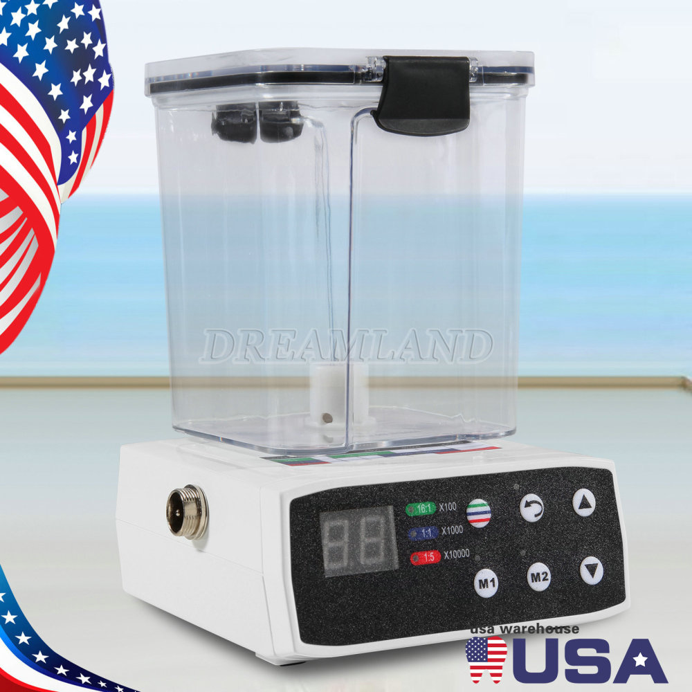 Electric Micro Motor LED Dental Brushless  & Water Tank only for Lab Practice