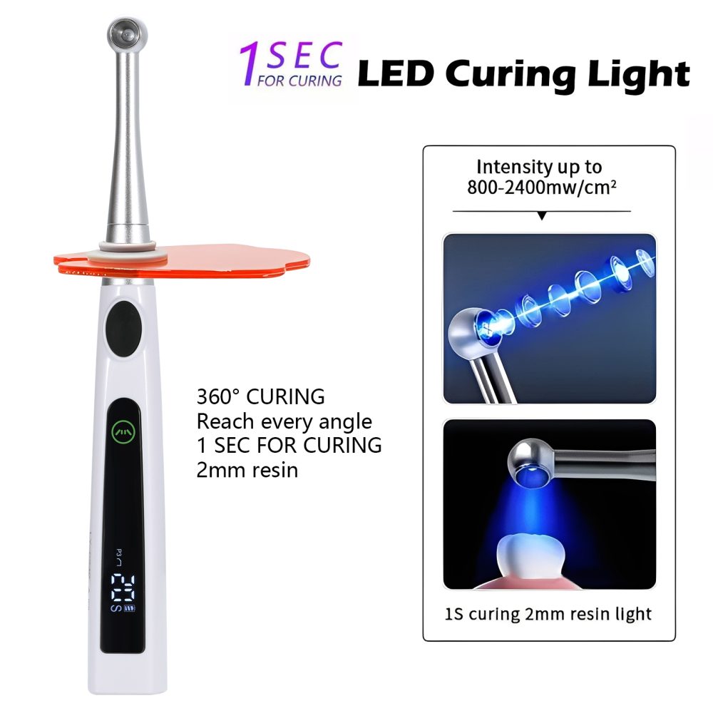 45pcs Dental Curing Light Lamps, 3 models each 15pcs