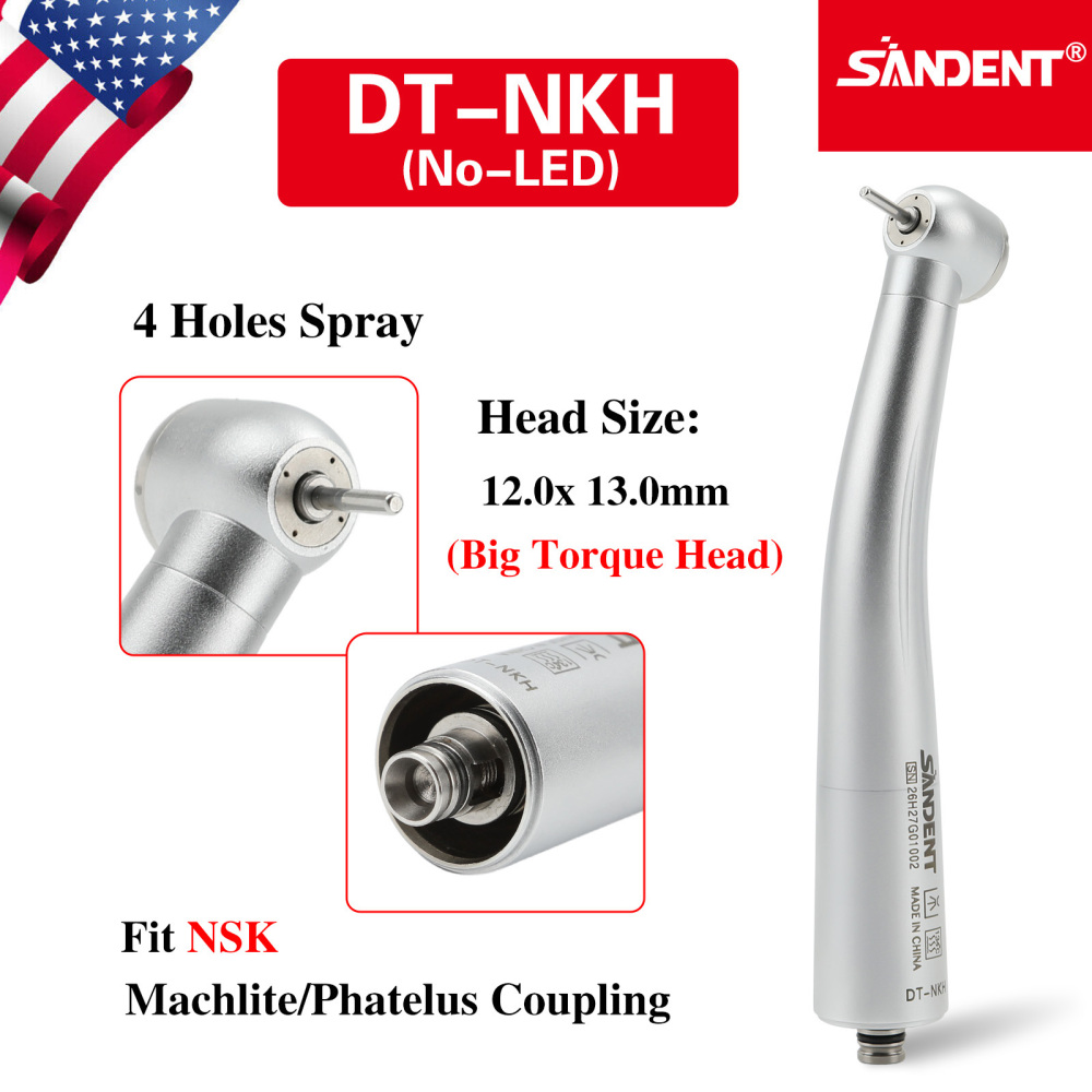 New SANDENT Dental High speed Handpiece non-LED Quick Coupler NSK Style