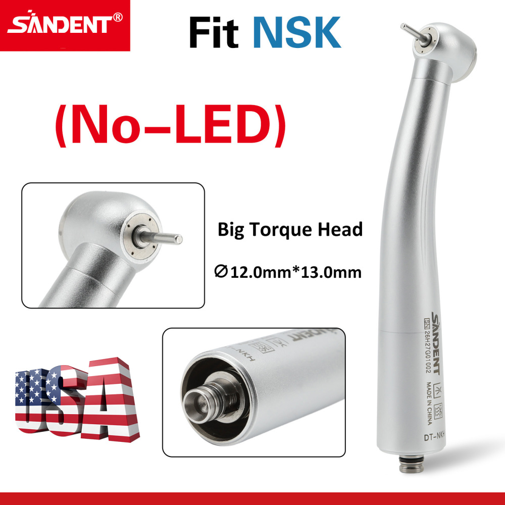 New SANDENT Dental High speed Handpiece non-LED Quick Coupler NSK Style