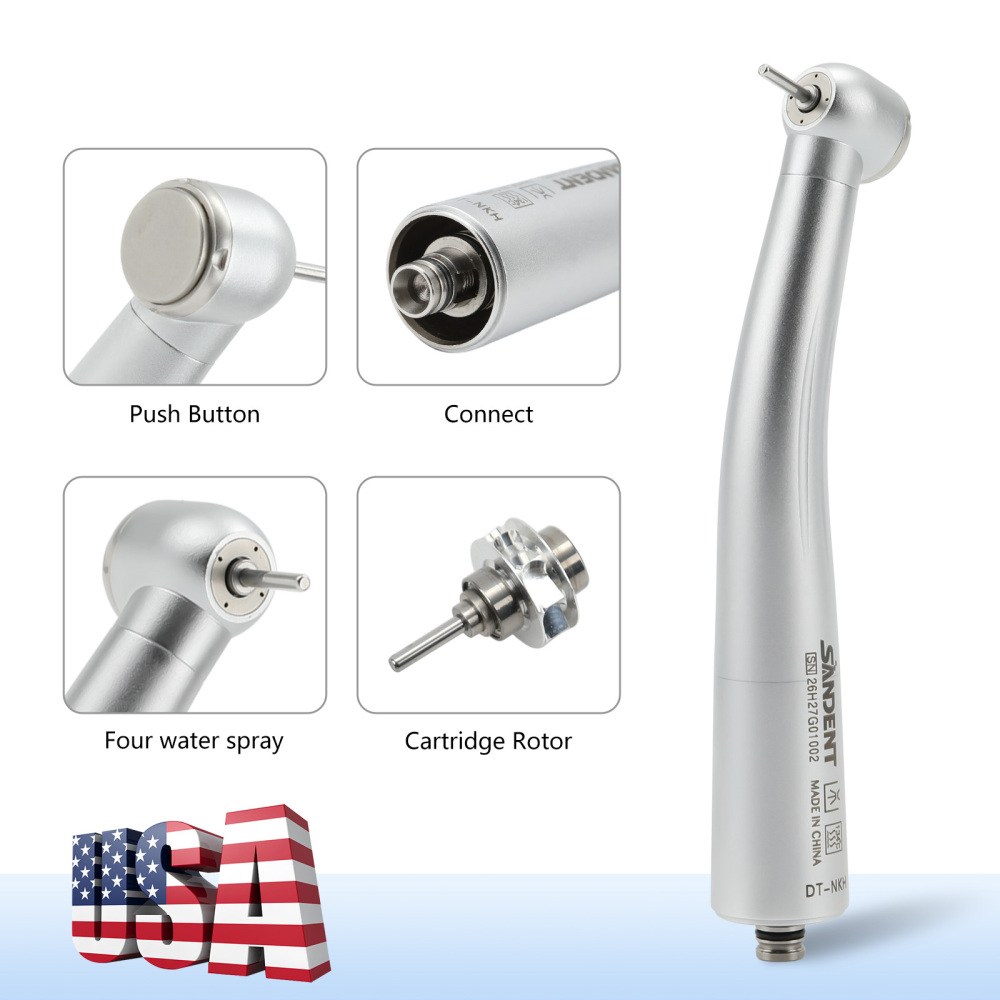 New SANDENT Dental High speed Handpiece non-LED Quick Coupler NSK Style