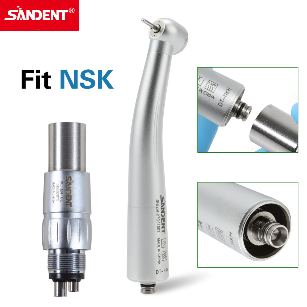 New SANDENT Dental High speed Handpiece non-LED Quick Coupler NSK Style