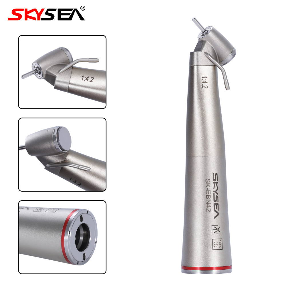 SKYSEA Dental external 1:4.2 Increasing 45° Angle Non-LED Contra Angle Handpiece