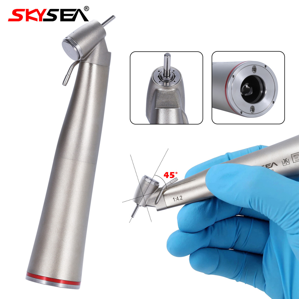 SKYSEA Dental external 1:4.2 Increasing 45° Angle Non-LED Contra Angle Handpiece