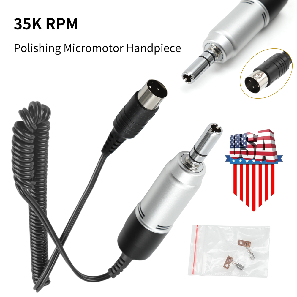 35K RPM Electric Motor Dental Lab Polishing Handpiece for Marathon Micromotor