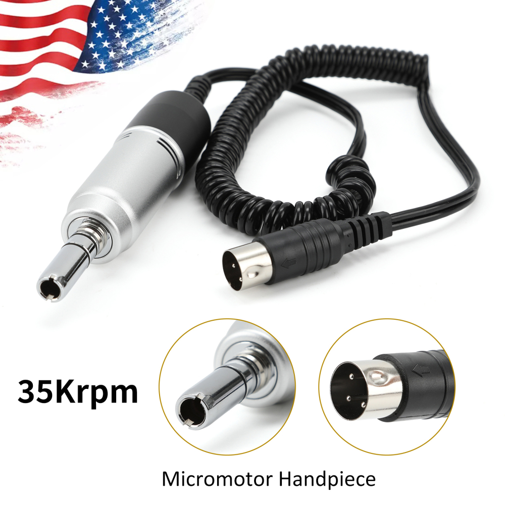 35K RPM Electric Motor Dental Lab Polishing Handpiece for Marathon Micromotor
