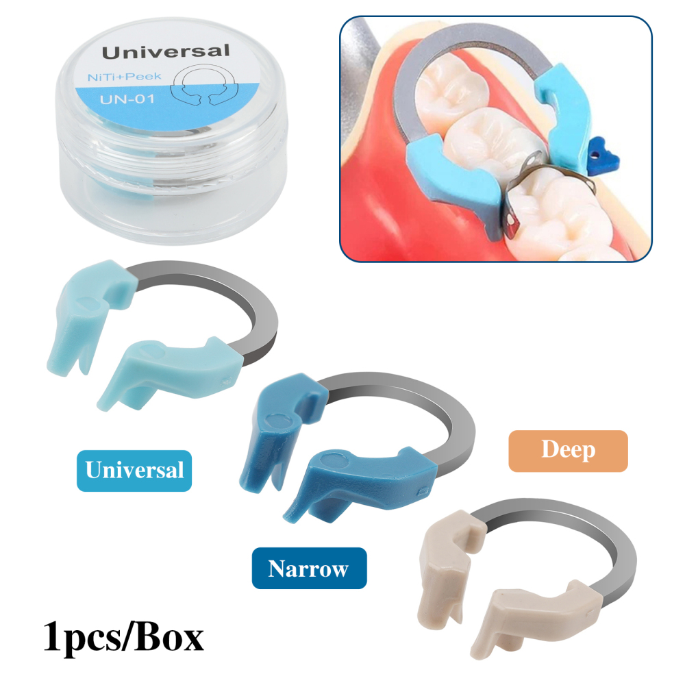 Dental Matrix Bands Ring Sectional Matrice Clamp Universal/Narrow/Deep