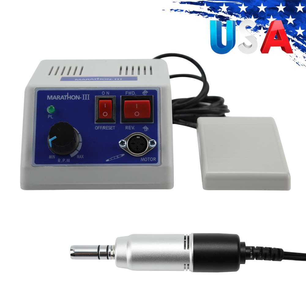 6 sets (Dental Lab Marathon Electric Micromotor Polishing Unit + 35K rpm E-type Handpiece) 220V