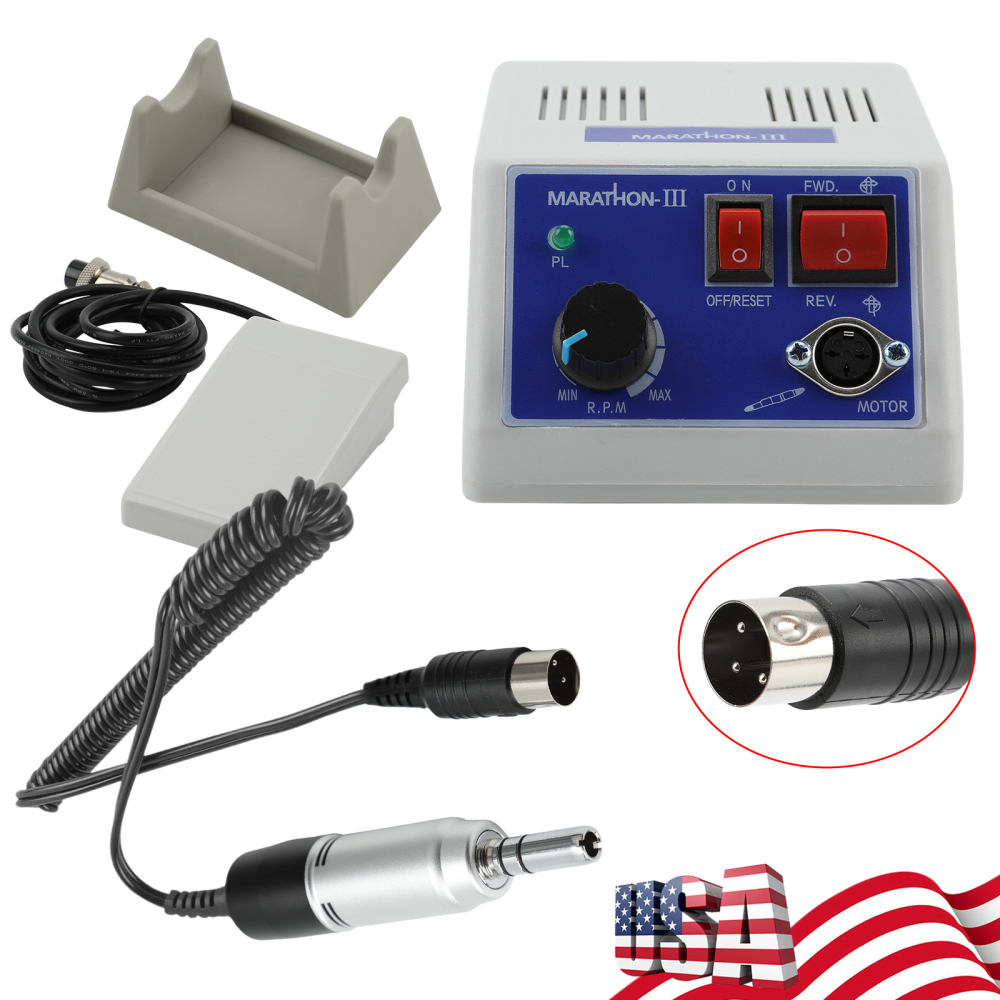 6 sets (Dental Lab Marathon Electric Micromotor Polishing Unit + 35K rpm E-type Handpiece) 220V
